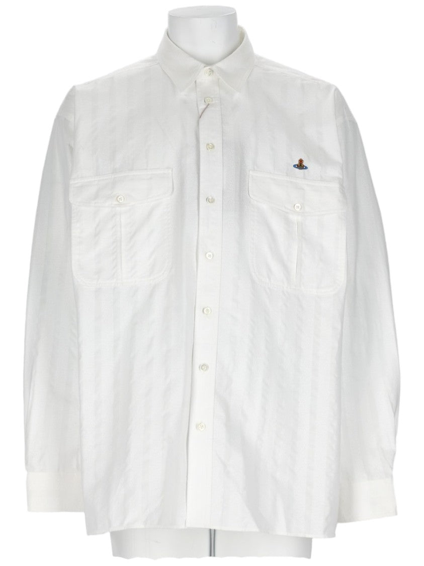 Vivienne Westwood Neutrals Bernhard Textured Long-Sleeve Shirt