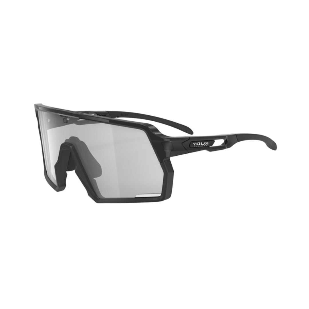 Rudy Project Kelion Black Gloss Bold Angular Frame Sunglasses