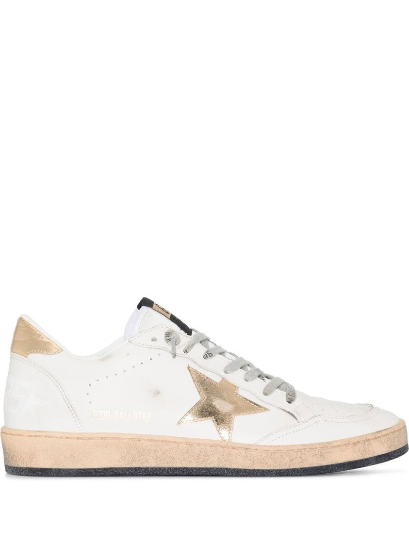 Golden Goose Low-Top Sneakers With Distressed Finish