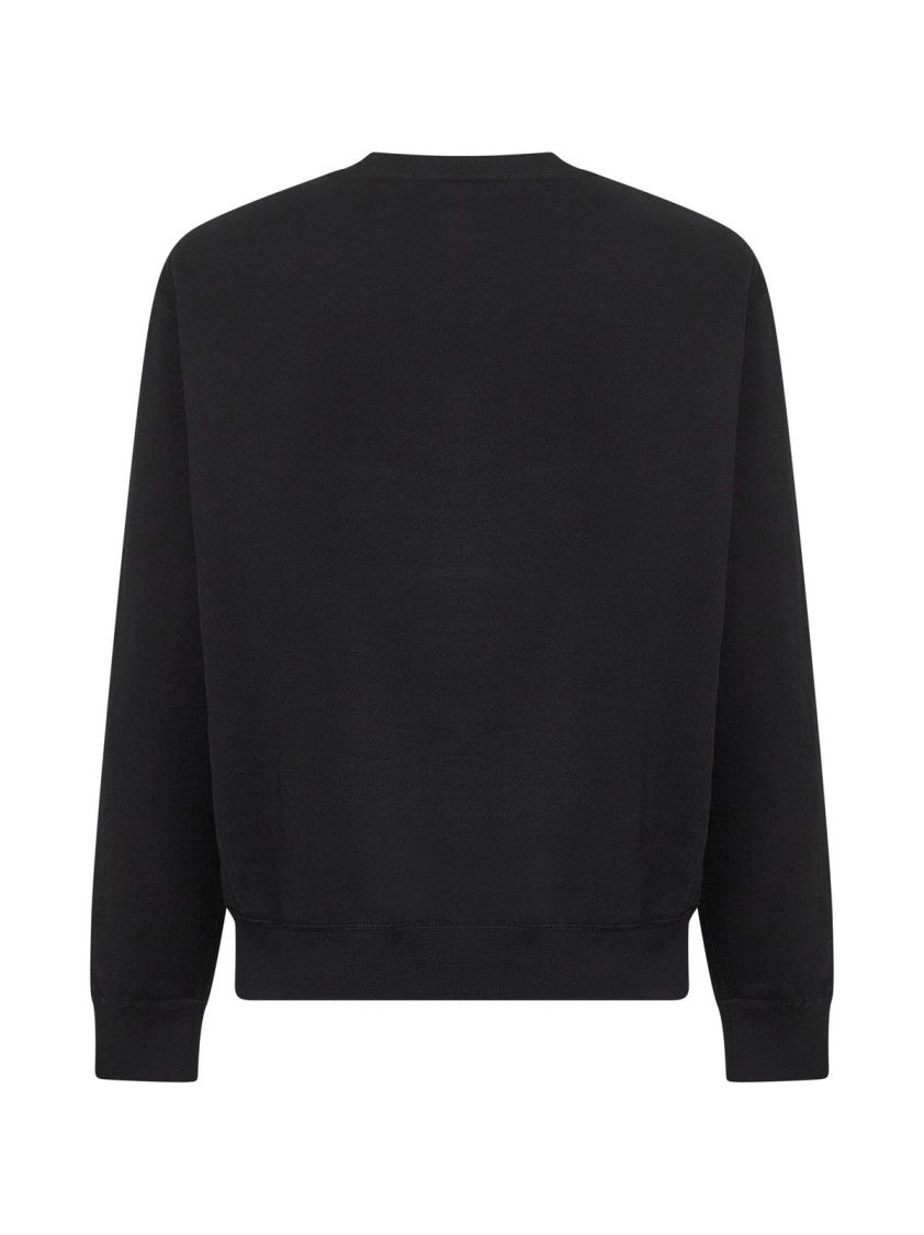 Polo Ralph Lauren Long-Sleeve Crewneck Sweatshirt With Red Embroidered Logo