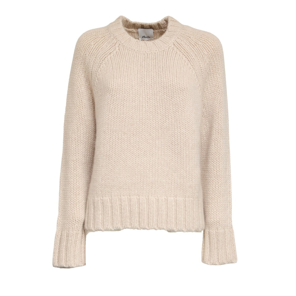 Allude Regular Fit Round Neck Sweater