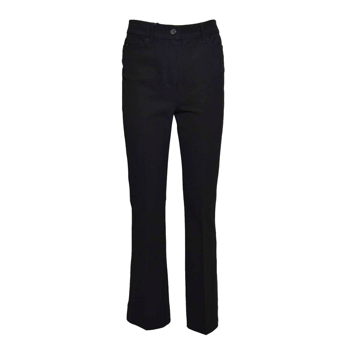 Max Mara Tabarin Pants In Black Cotton Twill