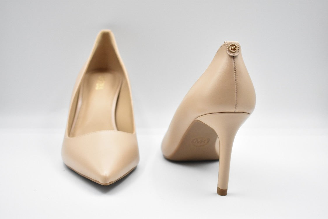 Michael Kors Pink Pointed-Toe Pumps With Delicate Lacing Detail