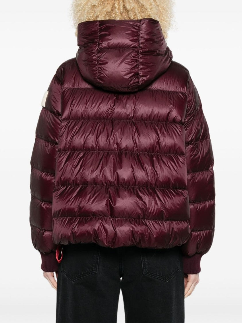 After Label Quilted Short Jacket With Adjustable Hood