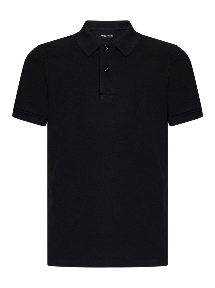 Tom Ford Black Tennis Polo Shirt