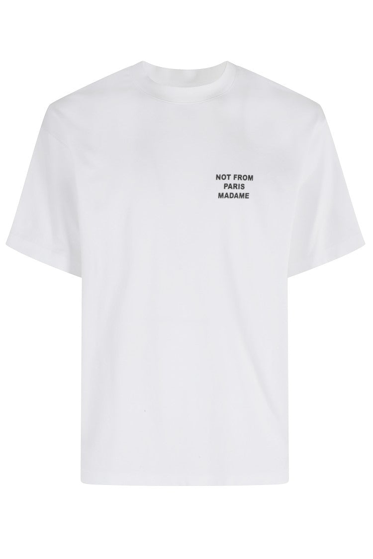Drôle De Monsieur Short-Sleeve T-Shirt With Bold Slogan