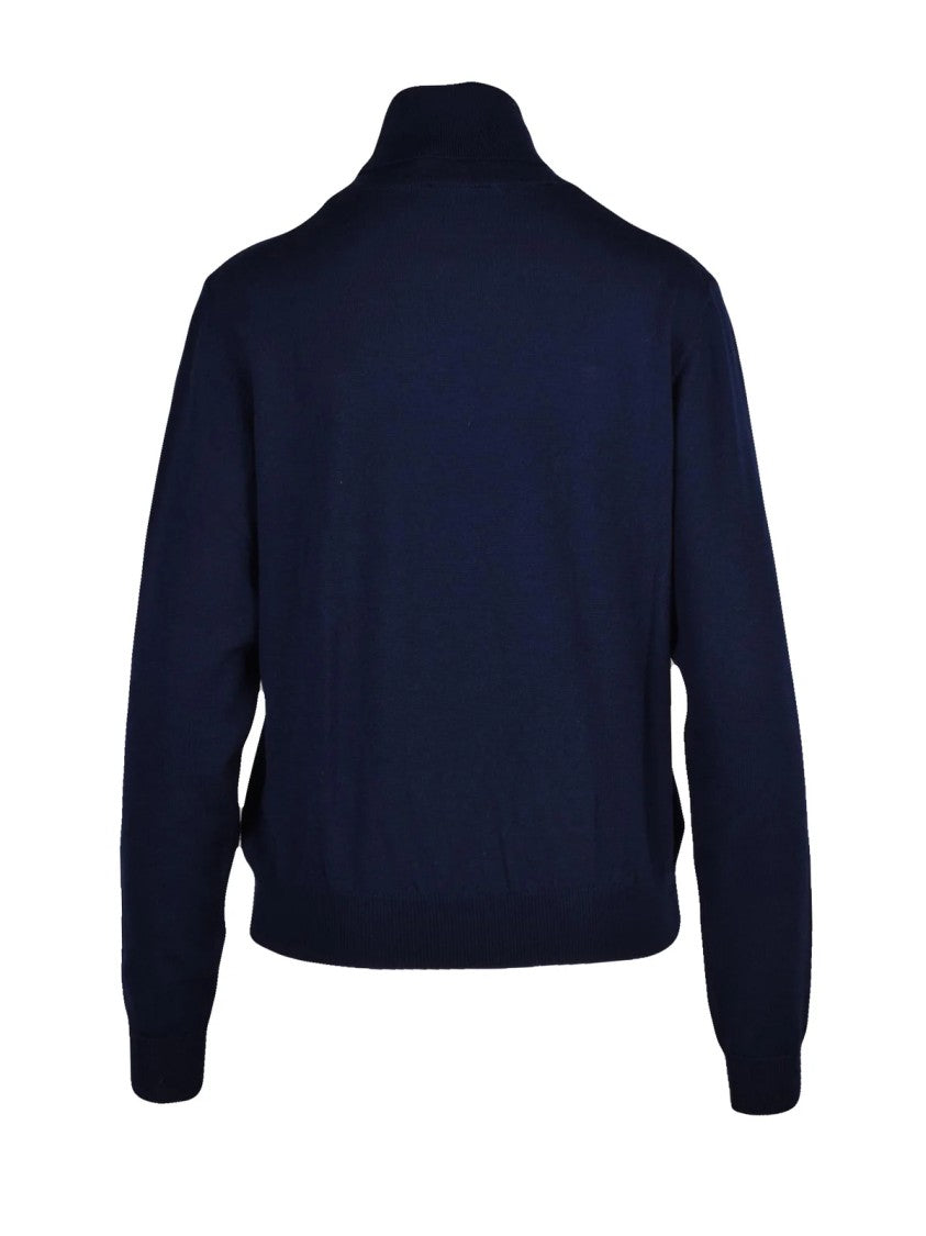 Add Extrafine Merino Wool Turtleneck With High Neck And Slim Fit