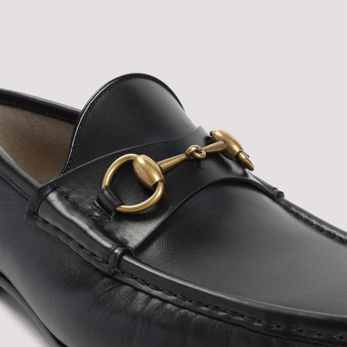 Gucci Black Leather Horsebit 1953 Loafers