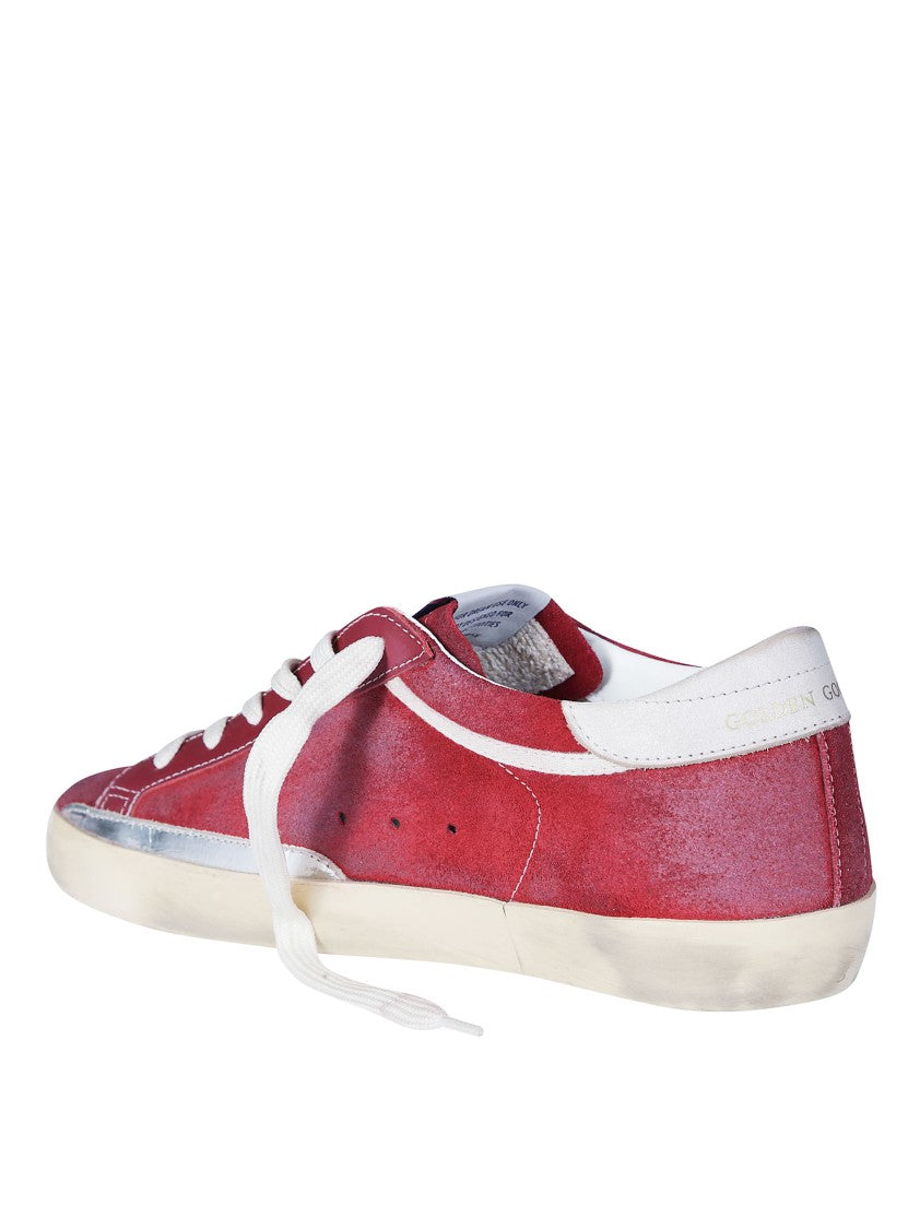Golden Goose Super-Star Suede Upper Toe Tongue Perforated Sneakers