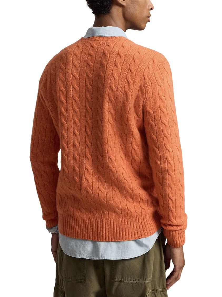 Polo Ralph Lauren Cable Knit Ribbed Pullover Sweater