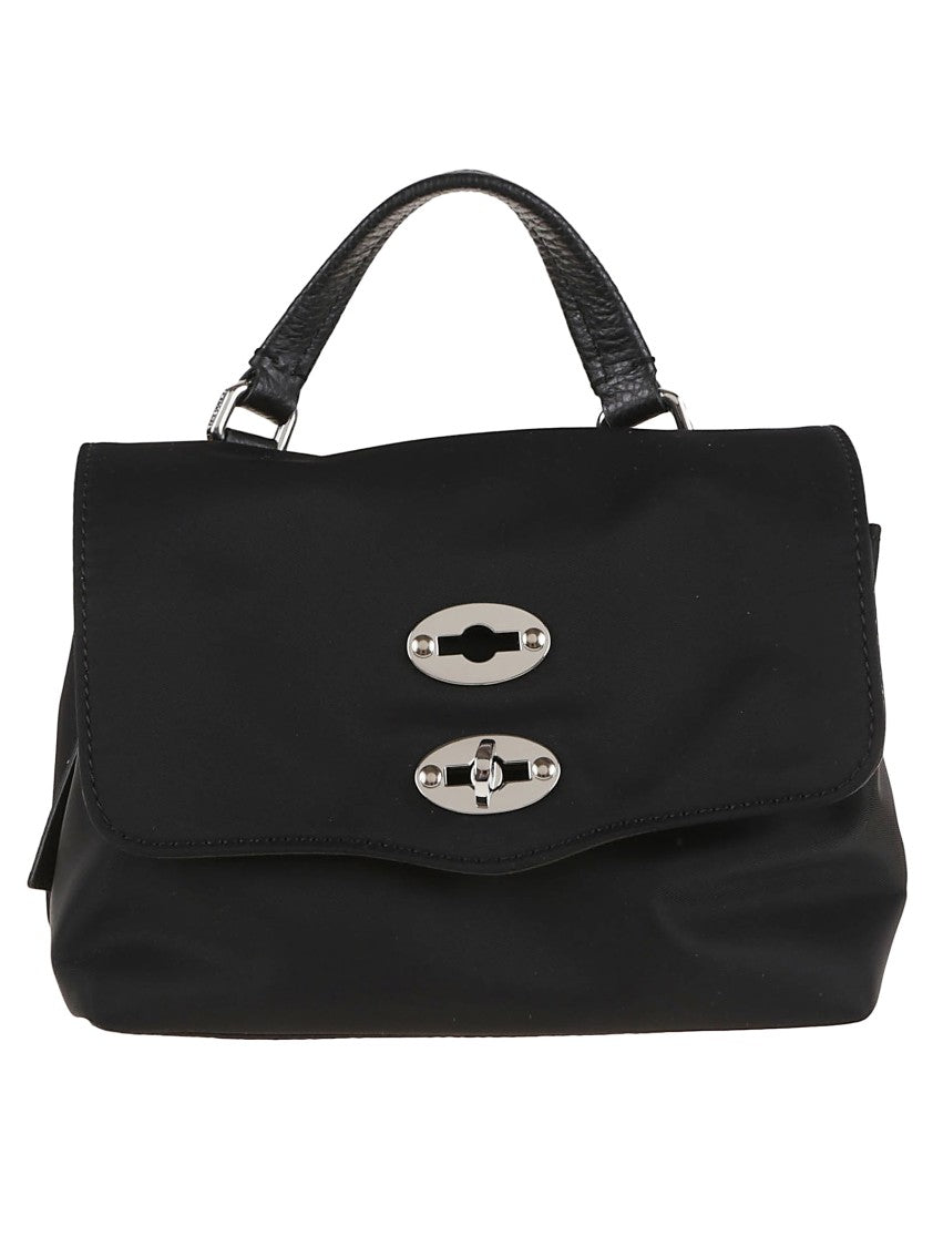 Zanellato Black Calf Leather Shoulder Bag