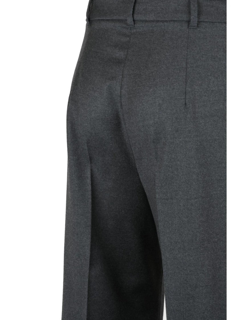 Max Mara Tailored Straight-Leg Trousers In Premium Virgin Wool Blend