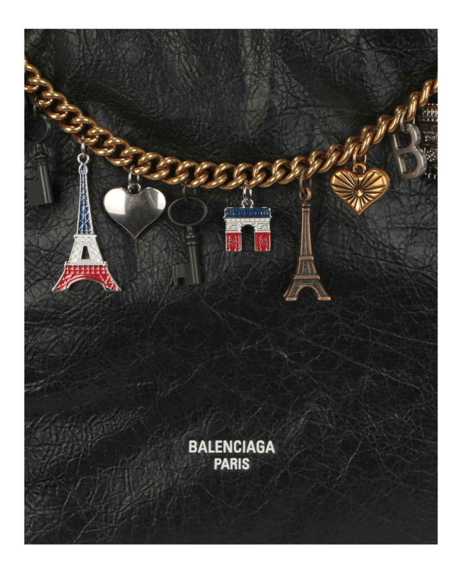 Balenciaga Crush Leather Medium Tote