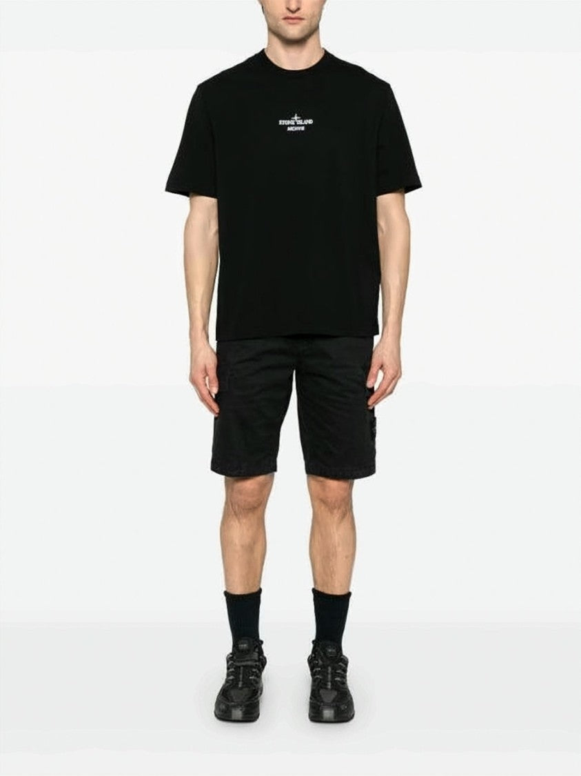 Stone Island Cargo-Style Shorts With Multiple Pockets