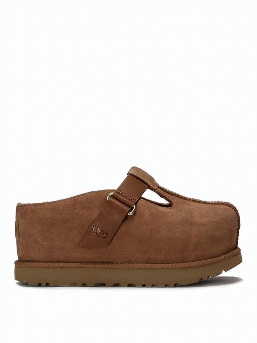 Ugg Minimalist Leather Mule Slipper With Eva Sole