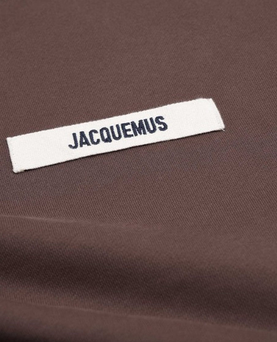Jacquemus Relaxed Fit Cotton Hoodie With Drawstring