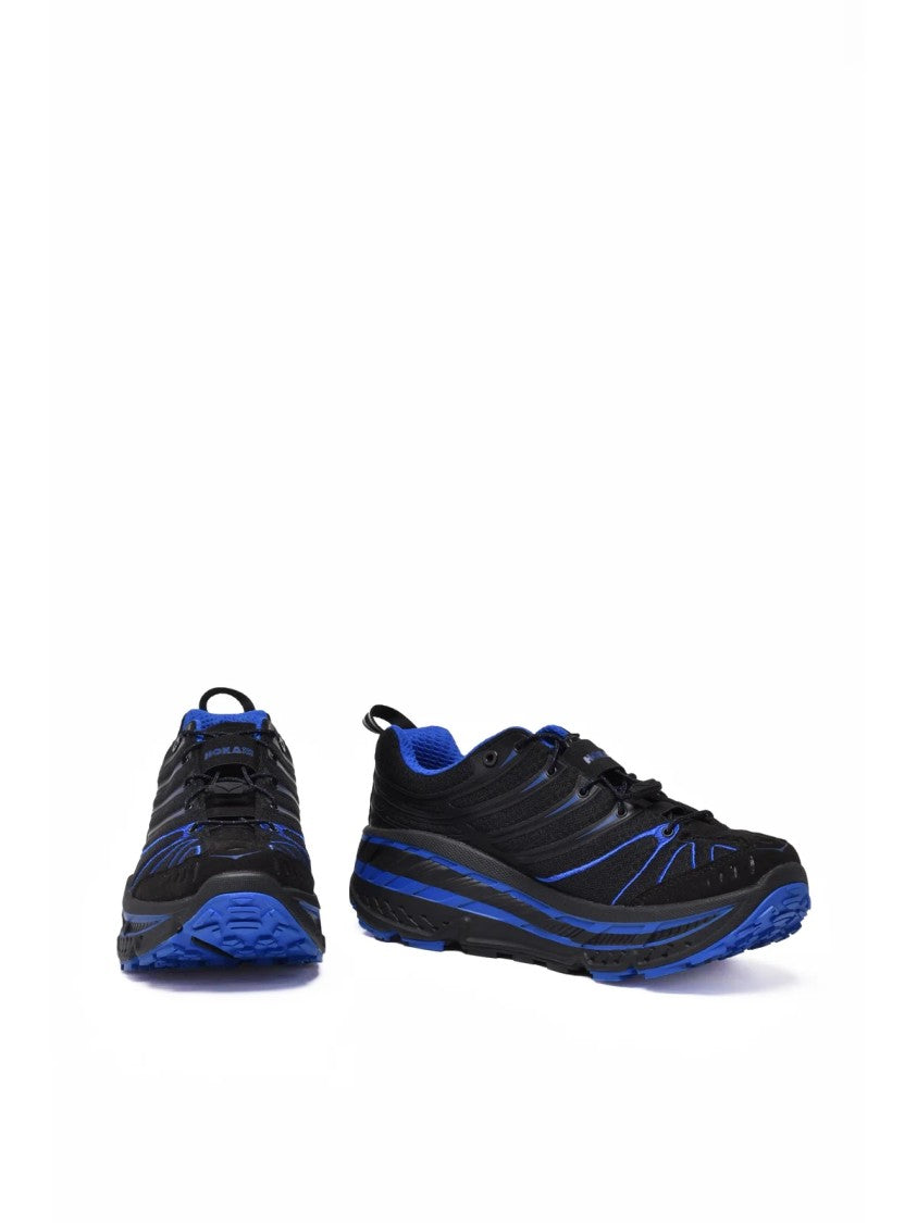 Hoka Black Rubber-Blend Performance Sneakers