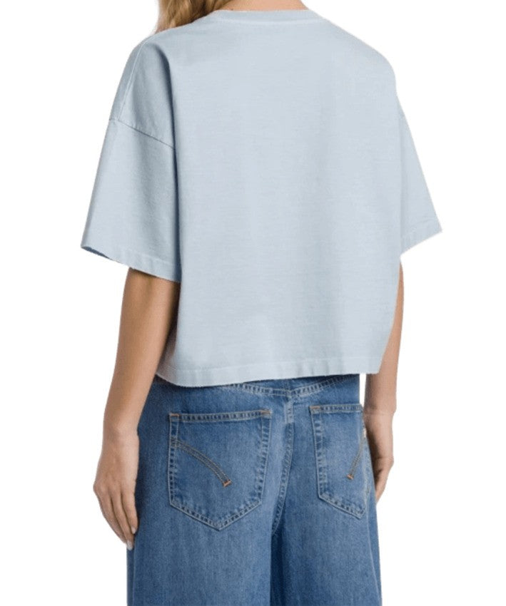 Dondup Cropped Lightweight Jersey T-Shirt