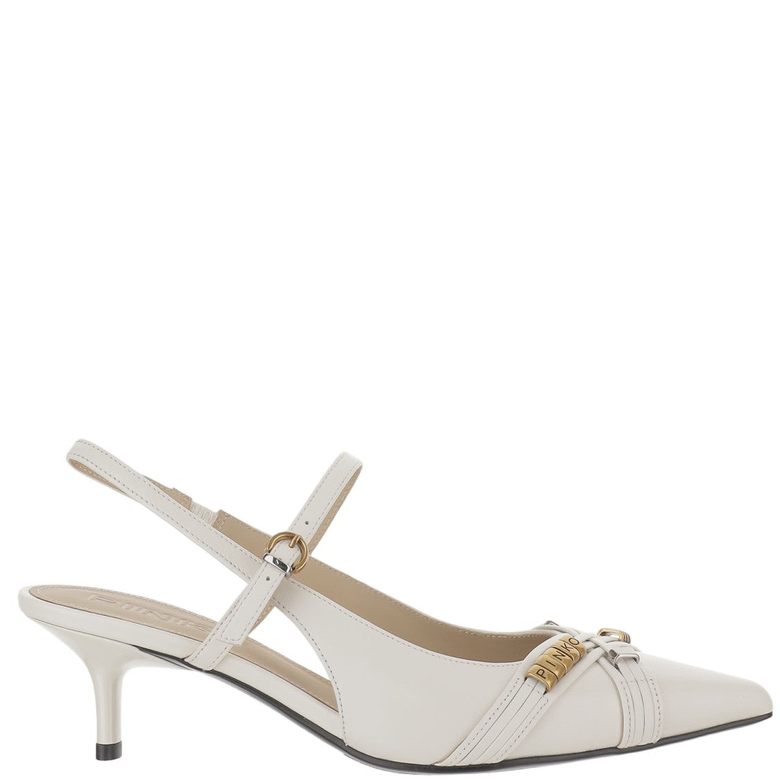 Pinko Pointed Toe Slingbacks With Adjustable Strap Closure