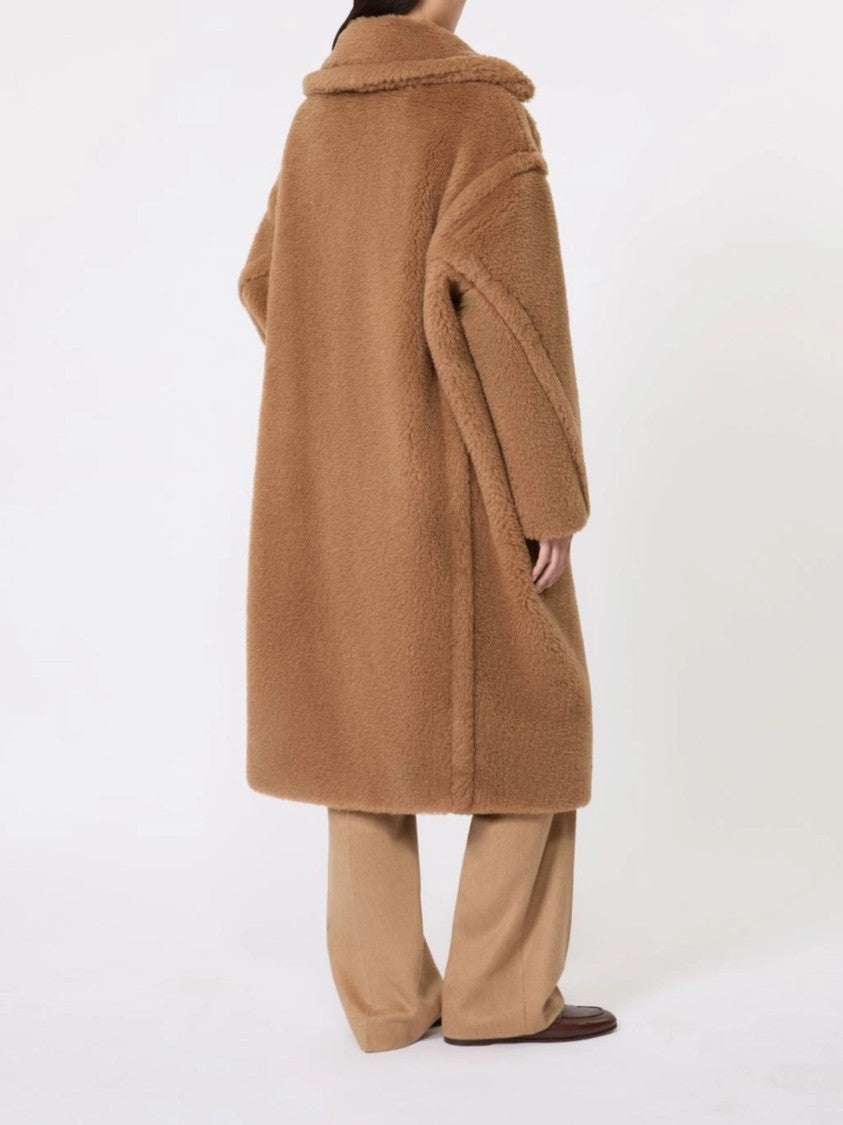 Max Mara Oversized Teddy Double-Breasted Plush Coat