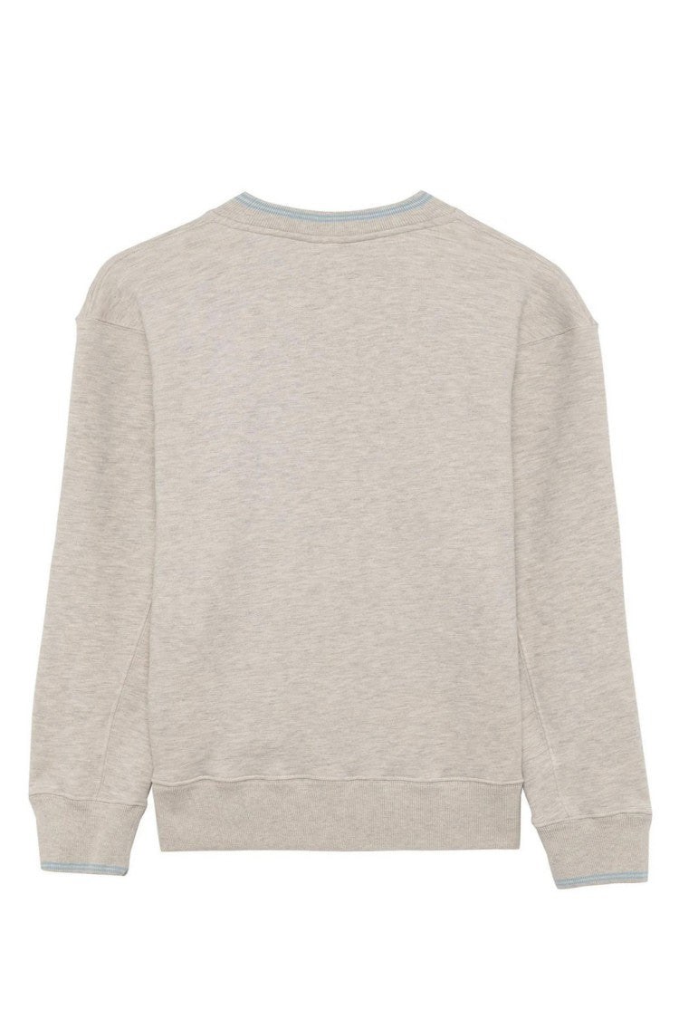 Autry Gray Cotton Sweatshirt