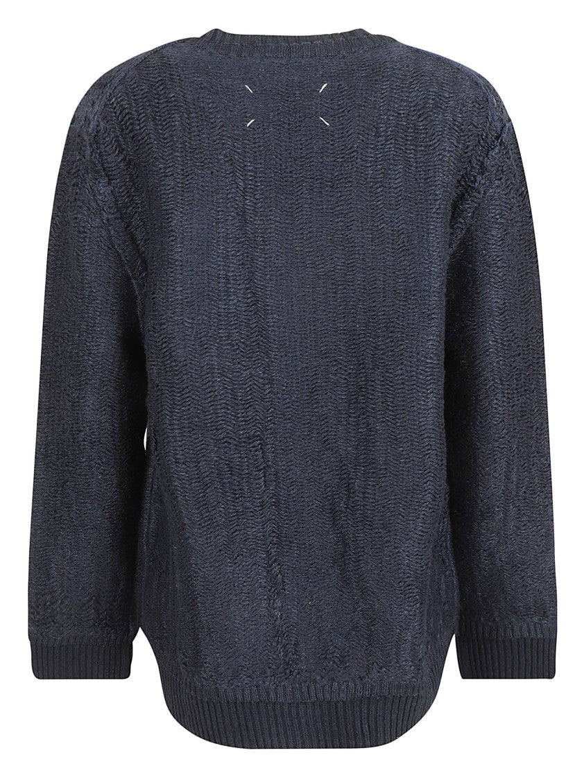 Maison Margiela Textured Knit Sweater