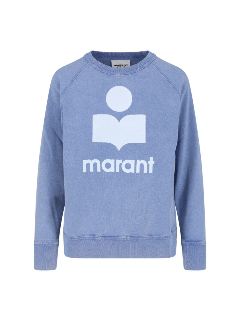Isabel Marant Étoile Blue Milly Cotton Crewneck Sweatshirt