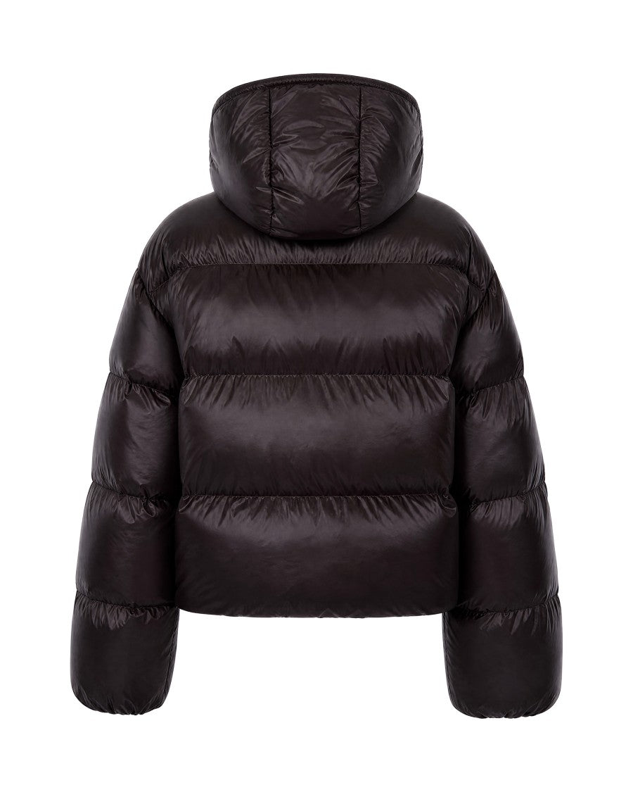 Pinko Quilted Snug Hood Nylon Down Jacket