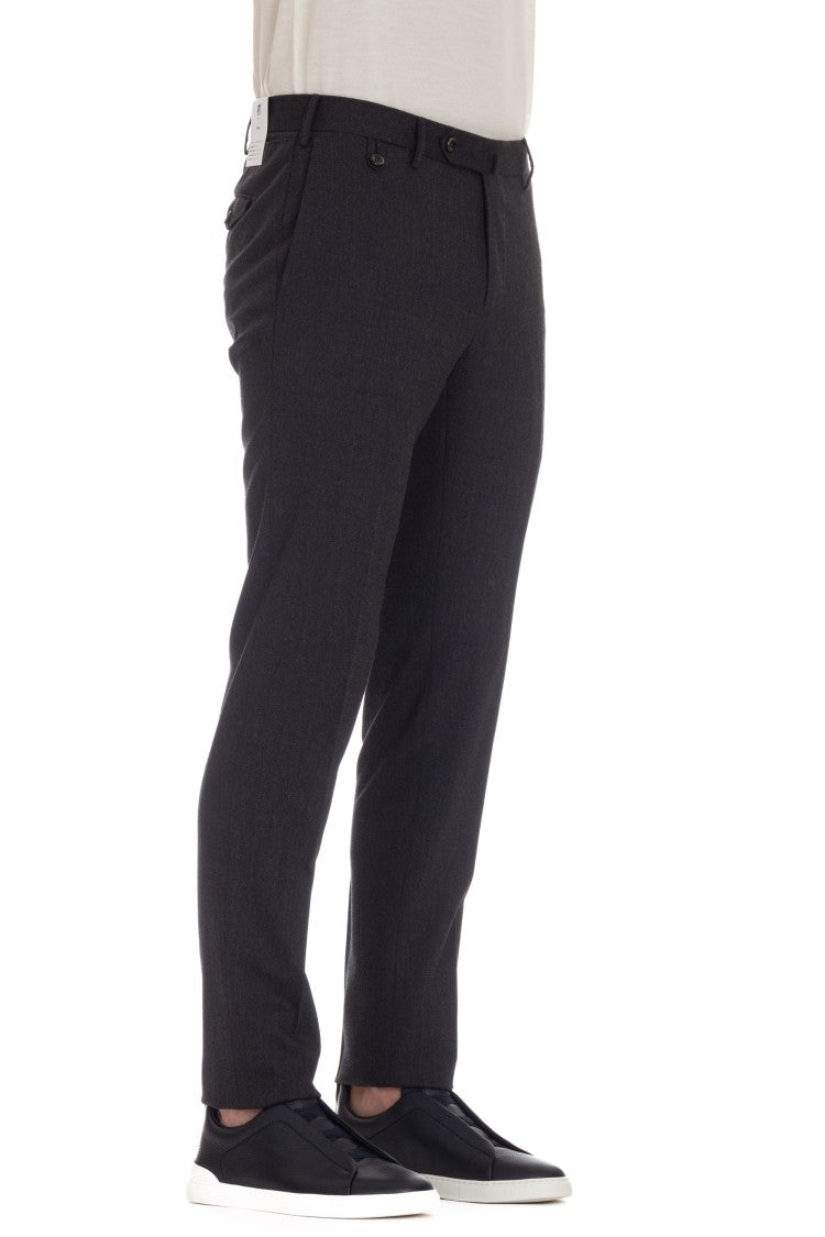 Pt Torino Technical Travel Wool Superslim Fit Trousers