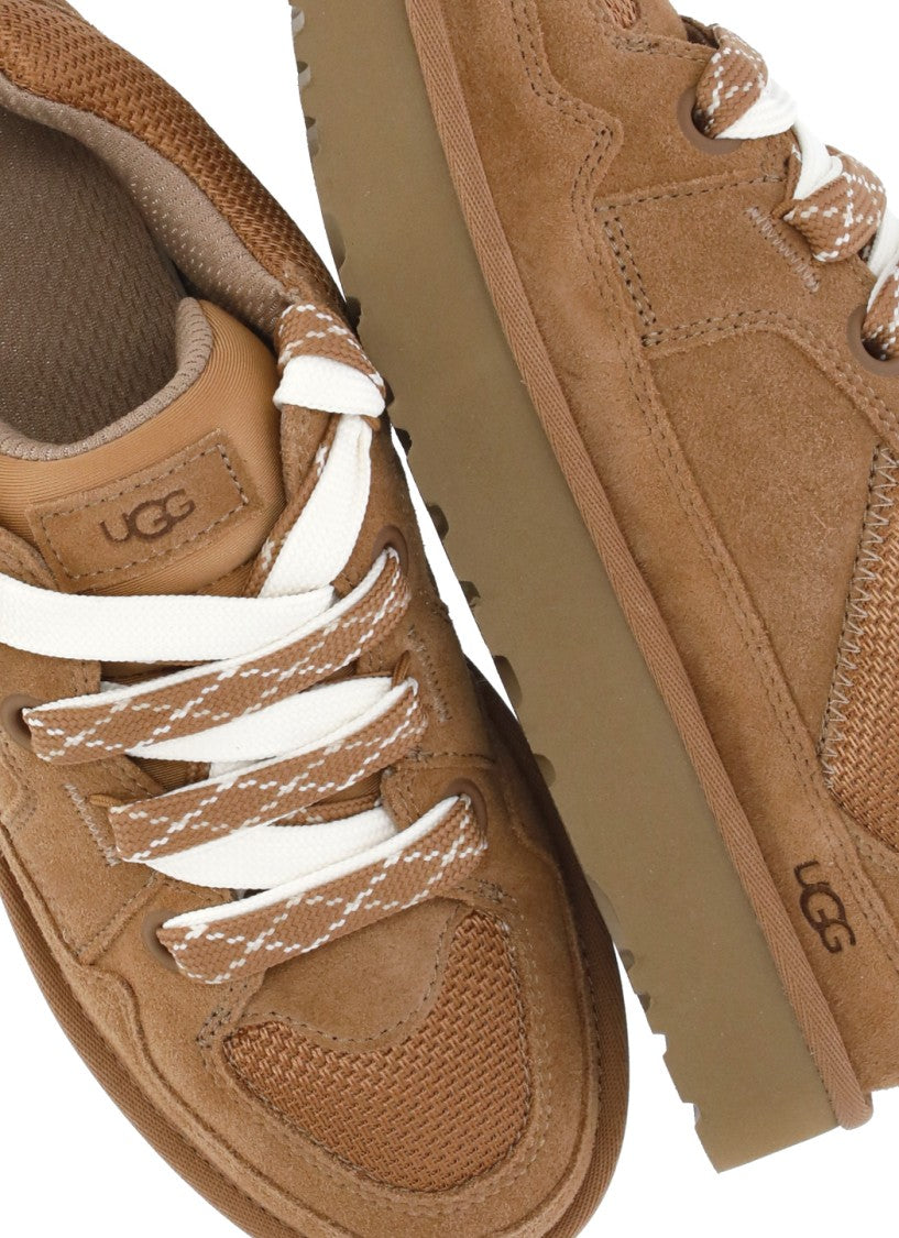 Ugg Brown Lo Lowmel Canvas Sneakers