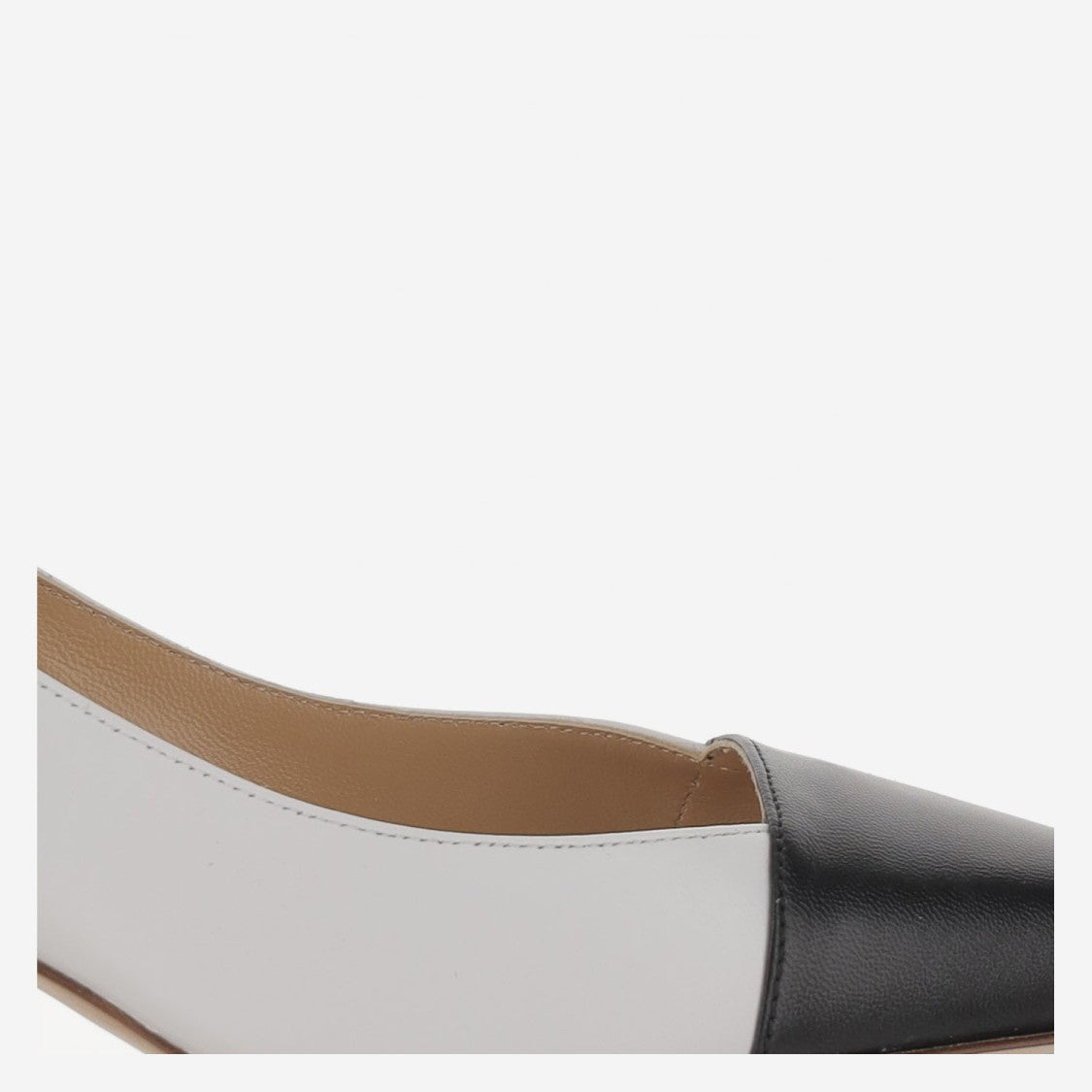 Francesco Russo Two-Tone Leather Pumps