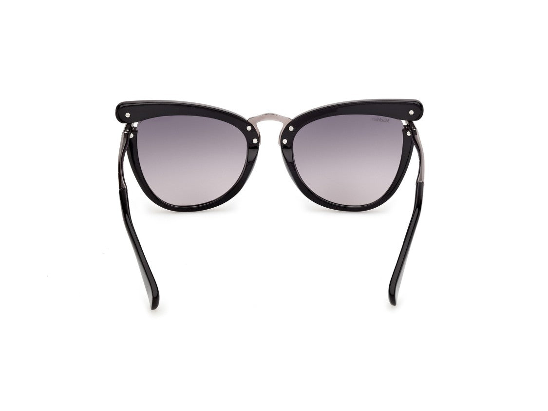 Max Mara Black Mm0186 Cat-Eye Acetate Sunglasses