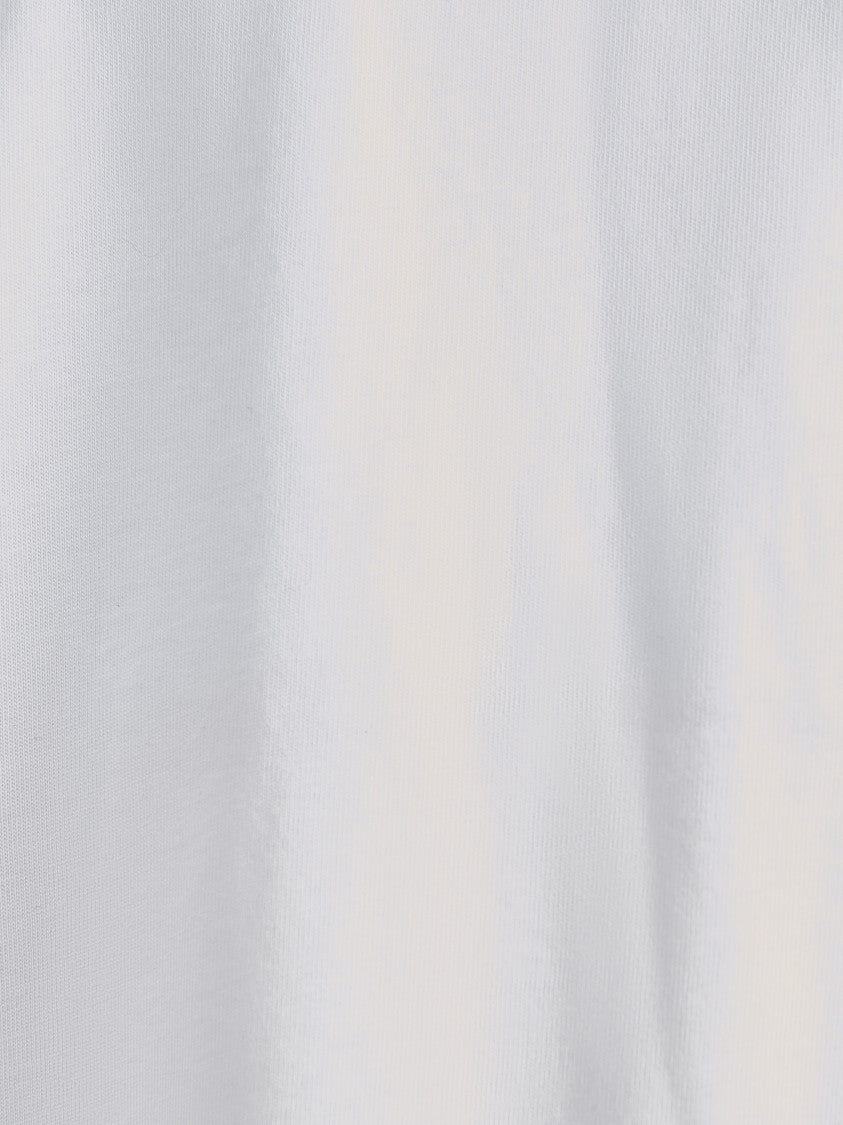 Dries Van Noten Relaxed-Fit White T-Shirt With Wide Armholes
