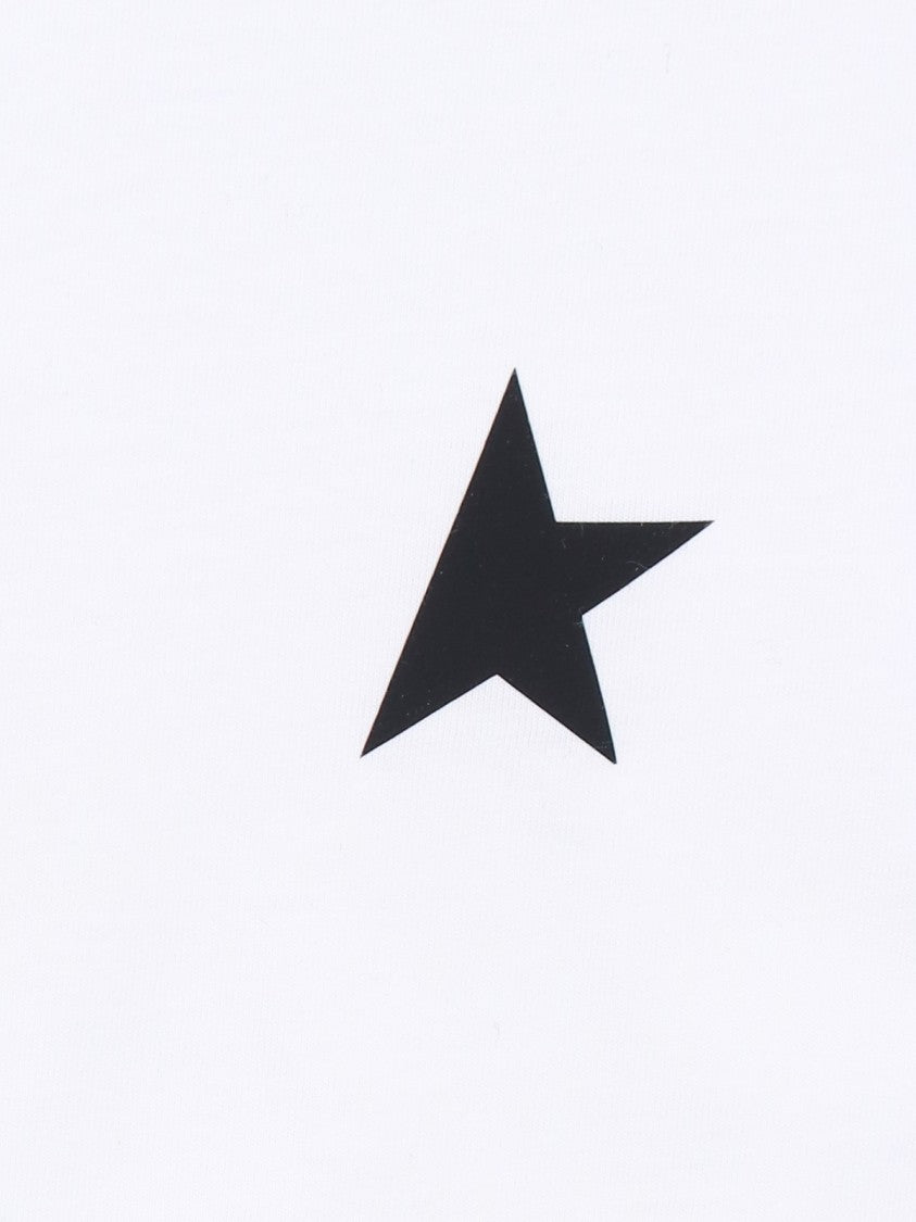 Golden Goose T-Shirt, In White Cotton, Crew Neck