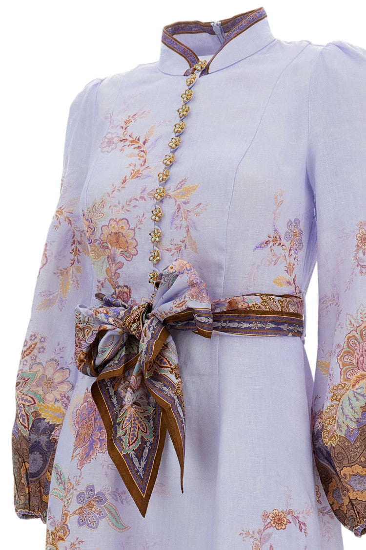 Zimmermann Luna Button Midi Dress