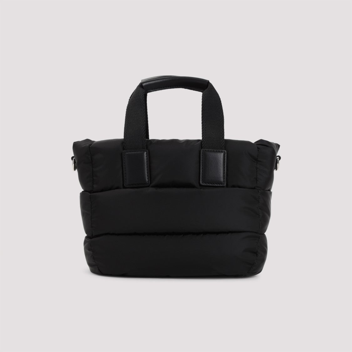 Moncler Mini Caradoc Black Polyamide Tote Bag