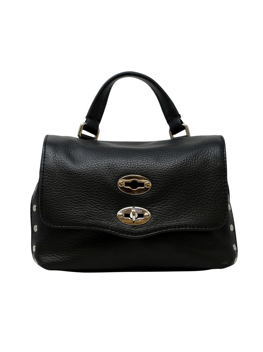 Zanellato Black Postina Daily Giorno Baby Handbag