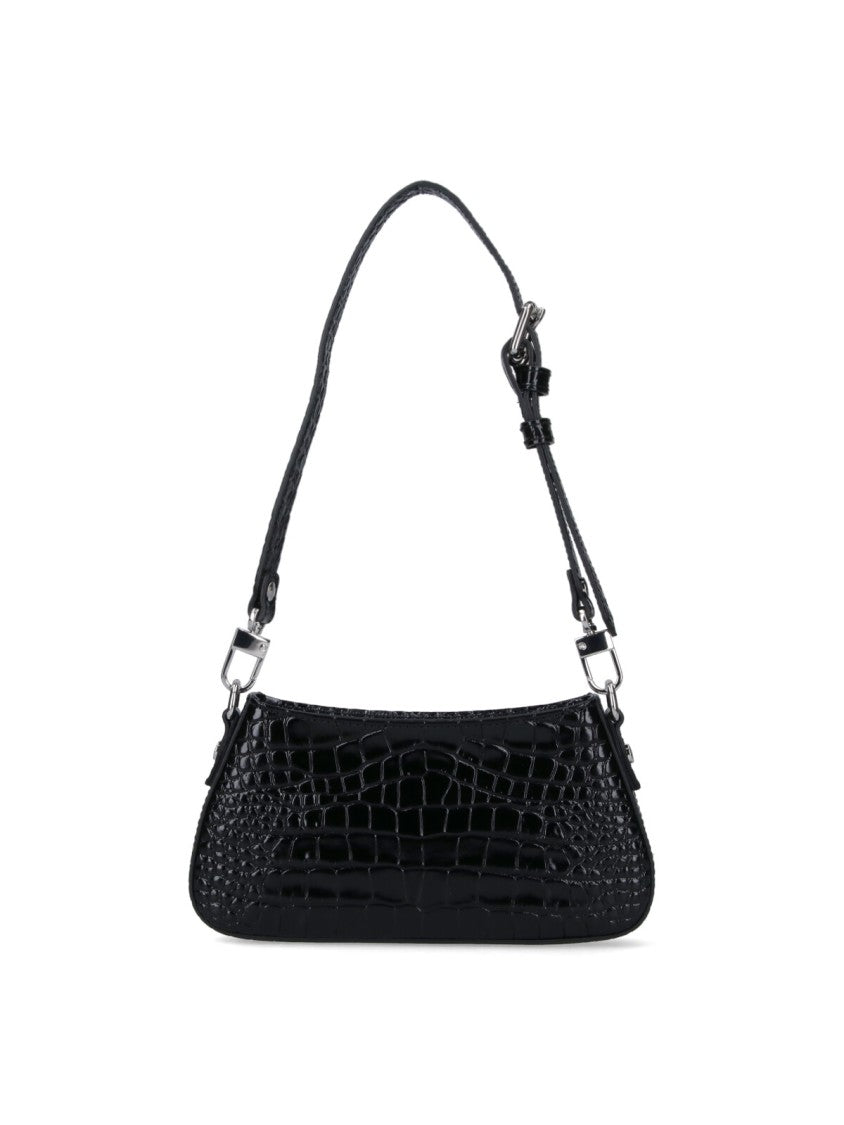 Vivienne Westwood "Tasha" Shoulder Bag In Black Calfskin