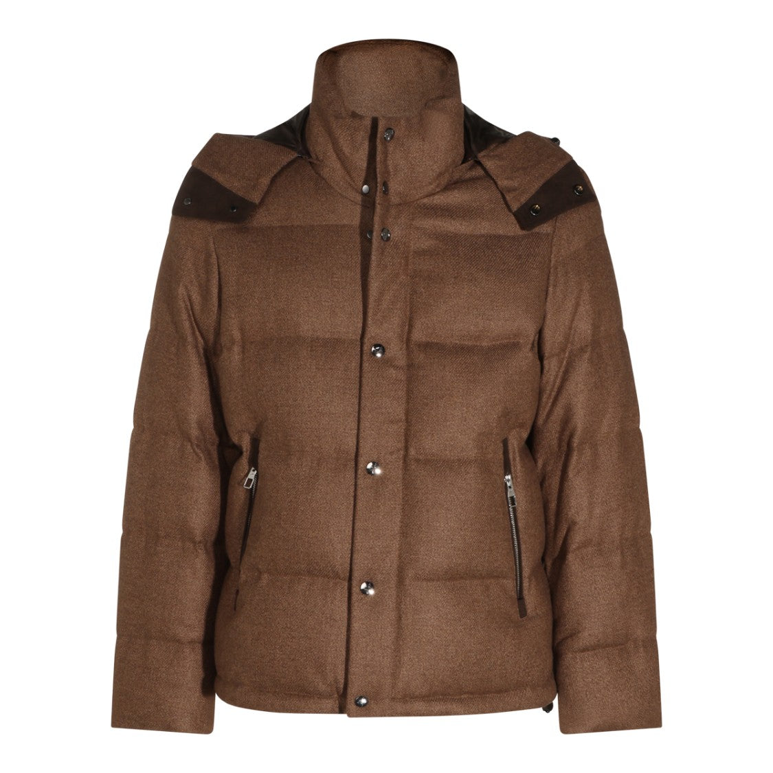 Montecore Taupe Quilted Down Puffer Jacket