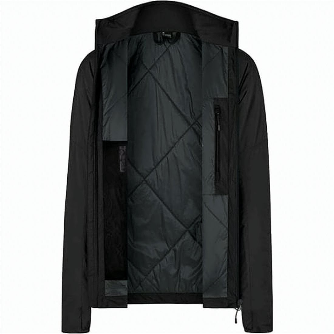 Montura Tailored Black Jacket With Stand-Up Collar And Quilted Lining