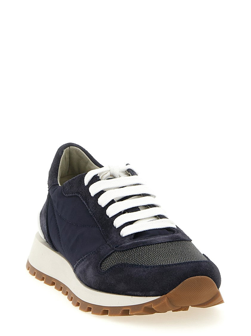 Brunello Cucinelli 'Active' Sneakers In Tone-On-Tone Techno
