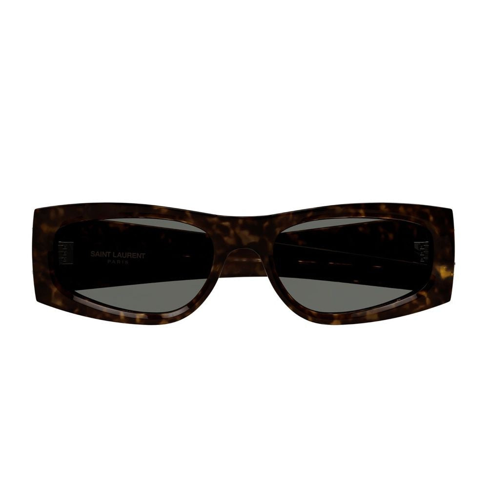 Saint Laurent Sl M140 Linea Monogram Cat-Eye Havana Acetate Sunglasses