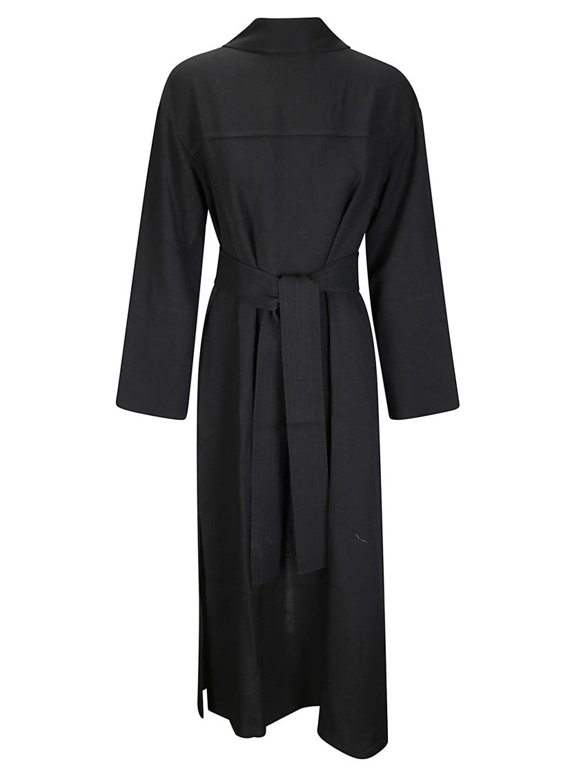 Studio Nicholson High Collar Long Sleeve Dress