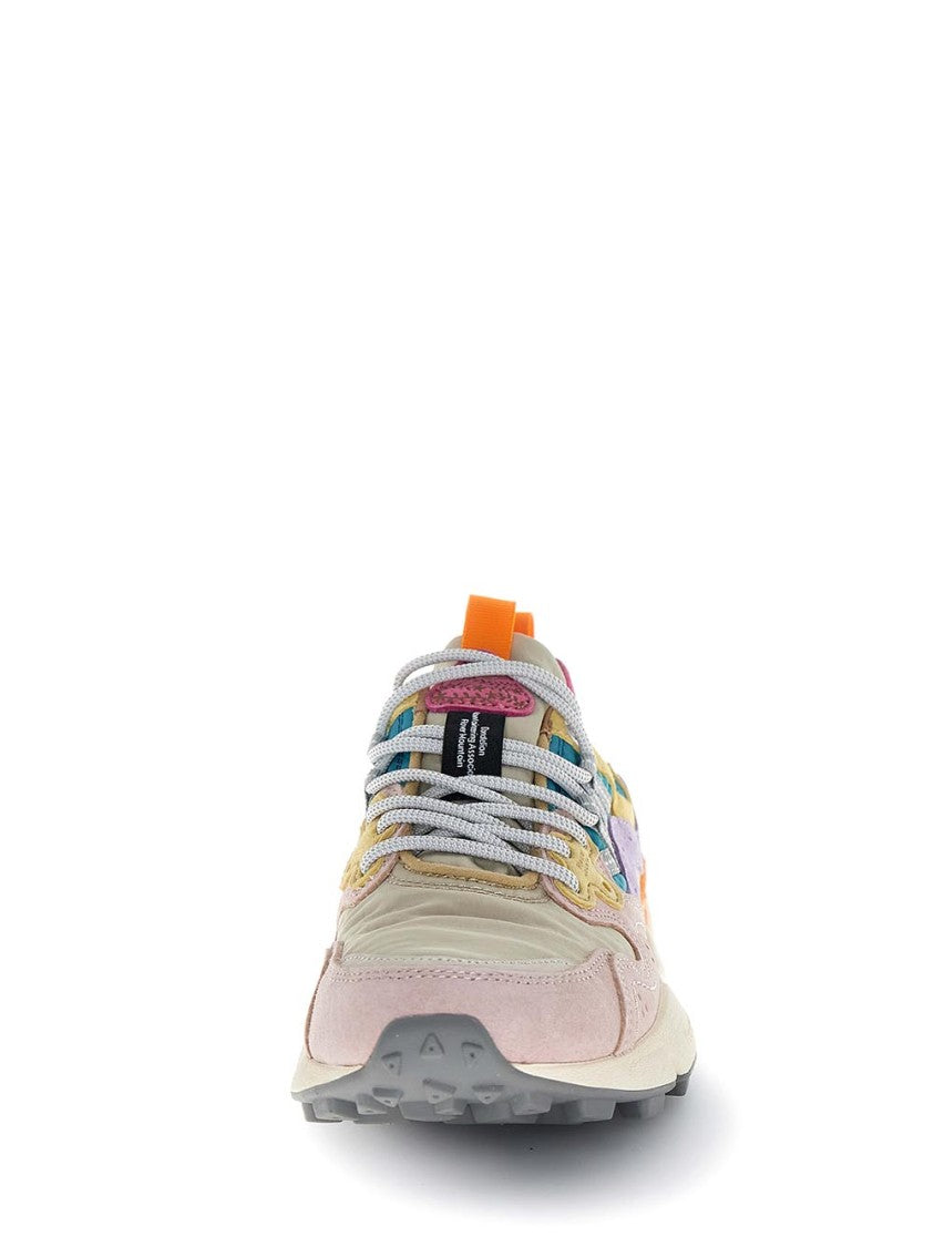 Flower Mountain Multi-Layered Sneakers With Pastel Color Blocks