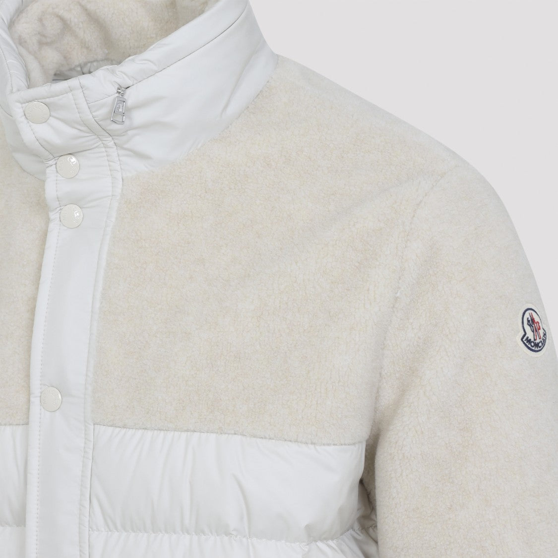 Moncler Padded Down Jacket With Quilted Design