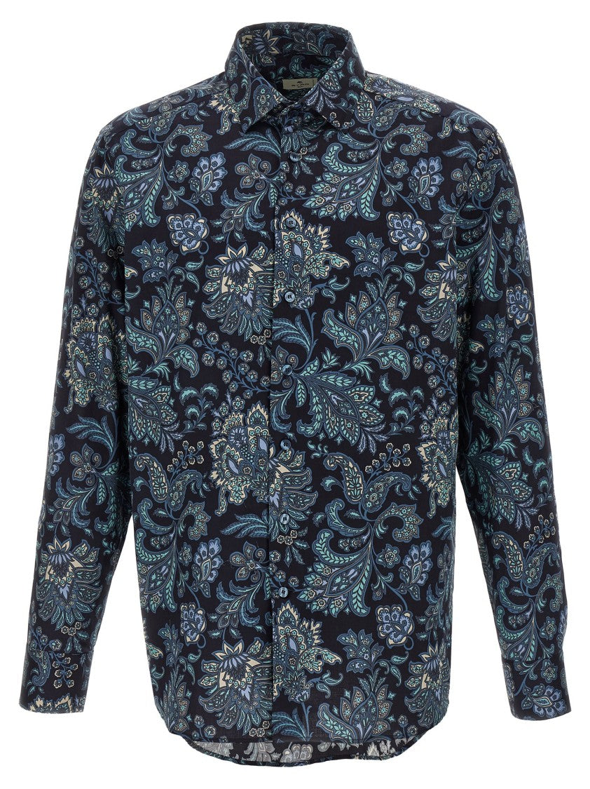 Etro Floral Paisley Cotton Shirt