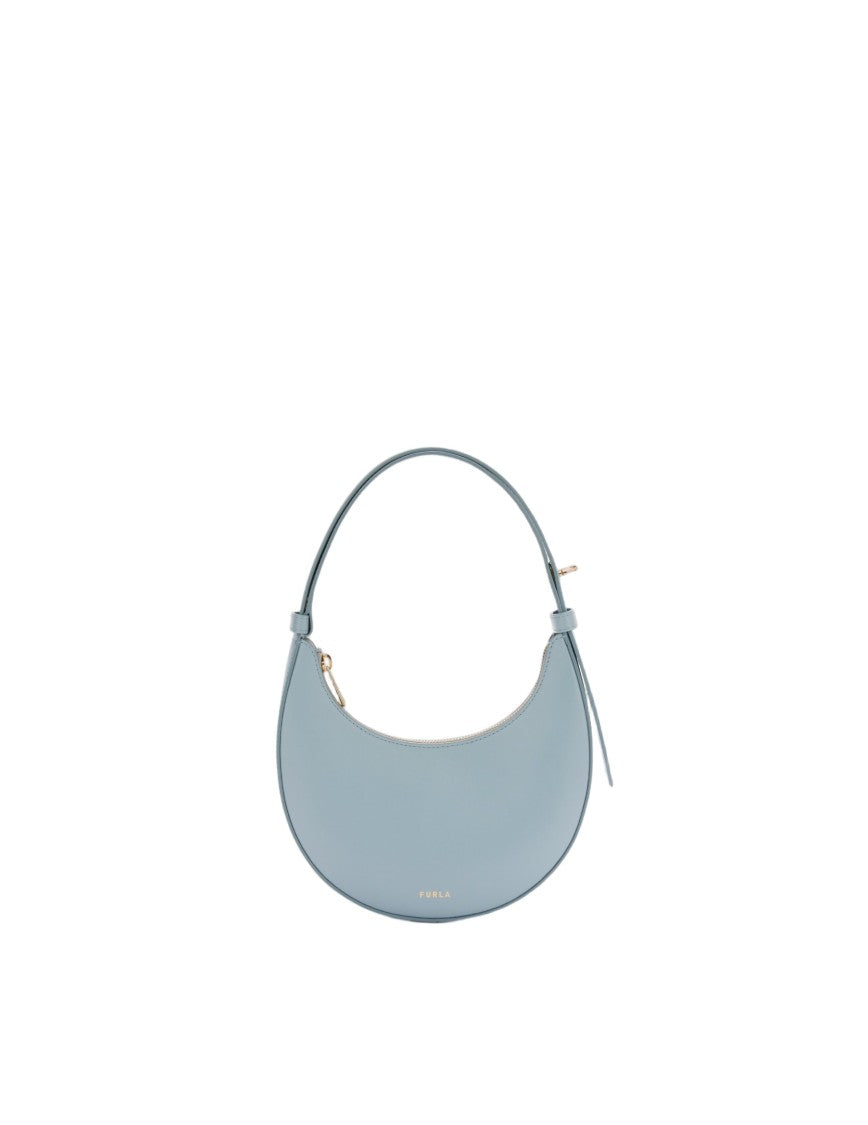 Furla Delizia Mini Leather Hobo Bag, Cirro Color