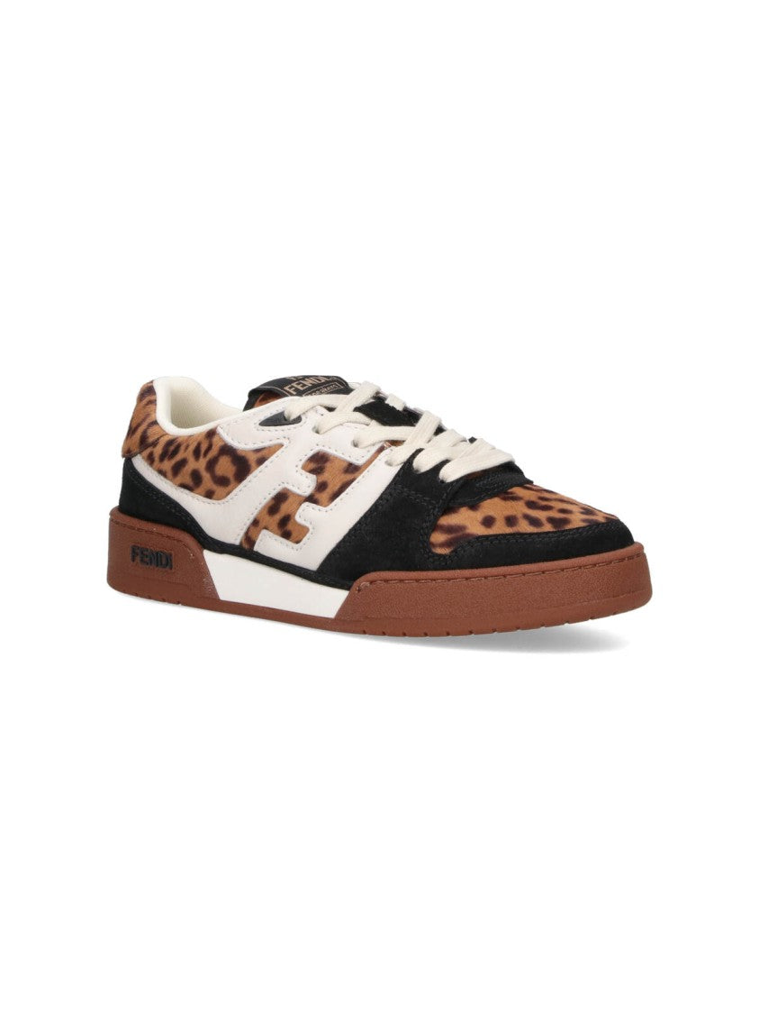 Fendi “Match” Low-Top Sneakers – Multicolor