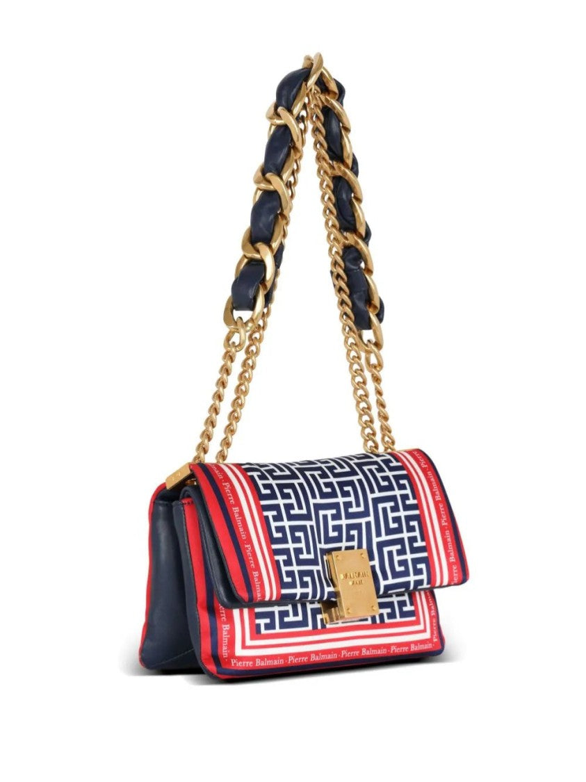 Balmain Small-Monogram 1945 Soft Bag