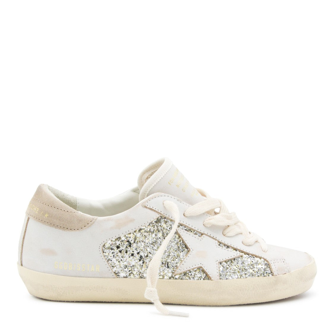 Golden Goose White Leather Platinum Star Sneakers